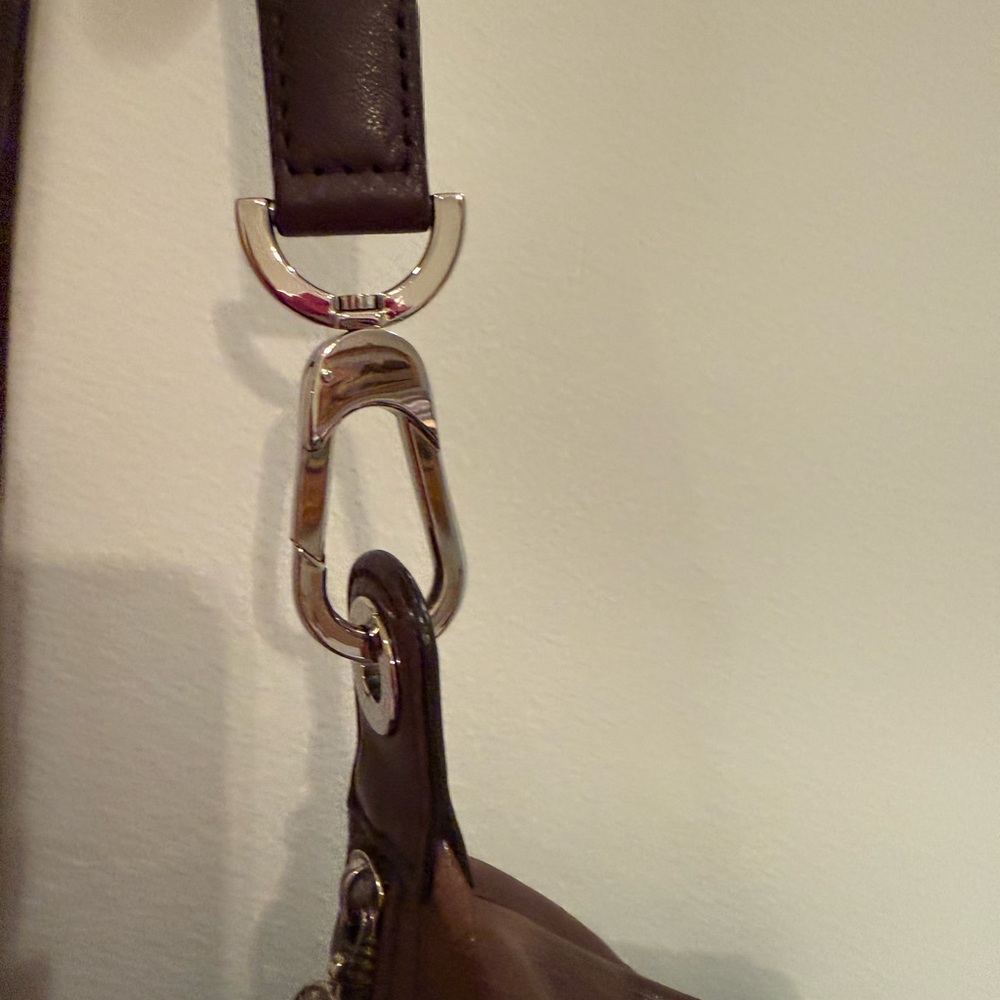Longchamp Brown Leather Tote Bag Classic Design - Picture 9 of 11